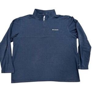 Columbia Men's XXL Lightweight Navy 1/4 Zip